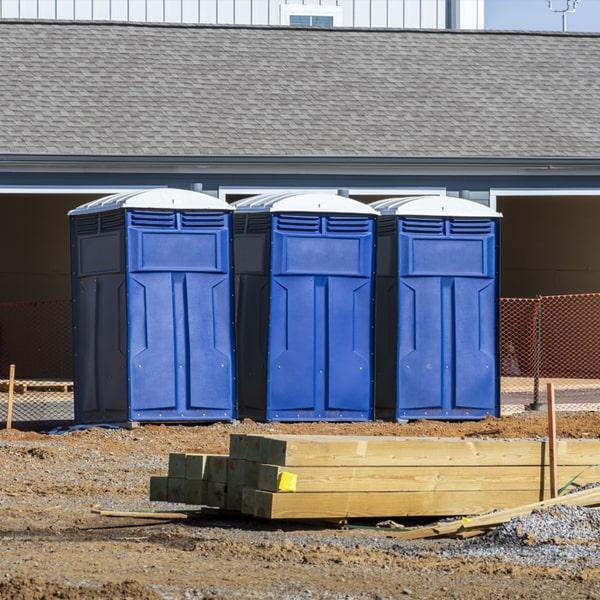Heavy-duty construction site porta potty in Bowling Green, Kentucky