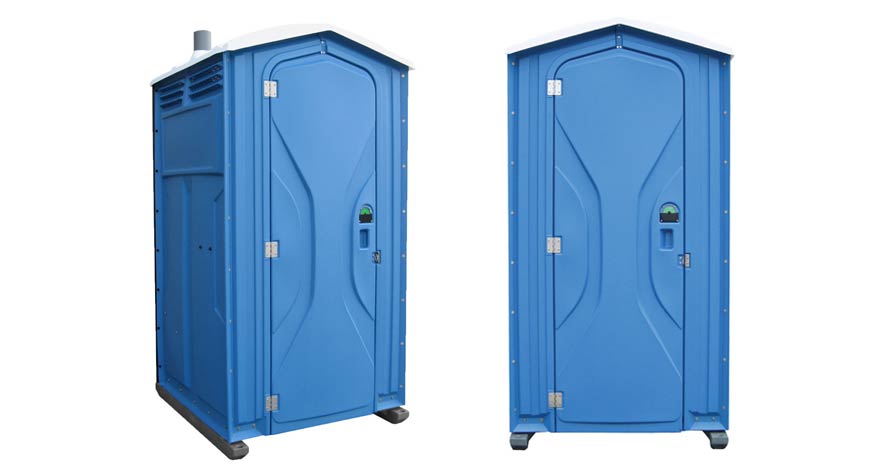 Long-term porta potty units on site in Bowling Green, Kentucky